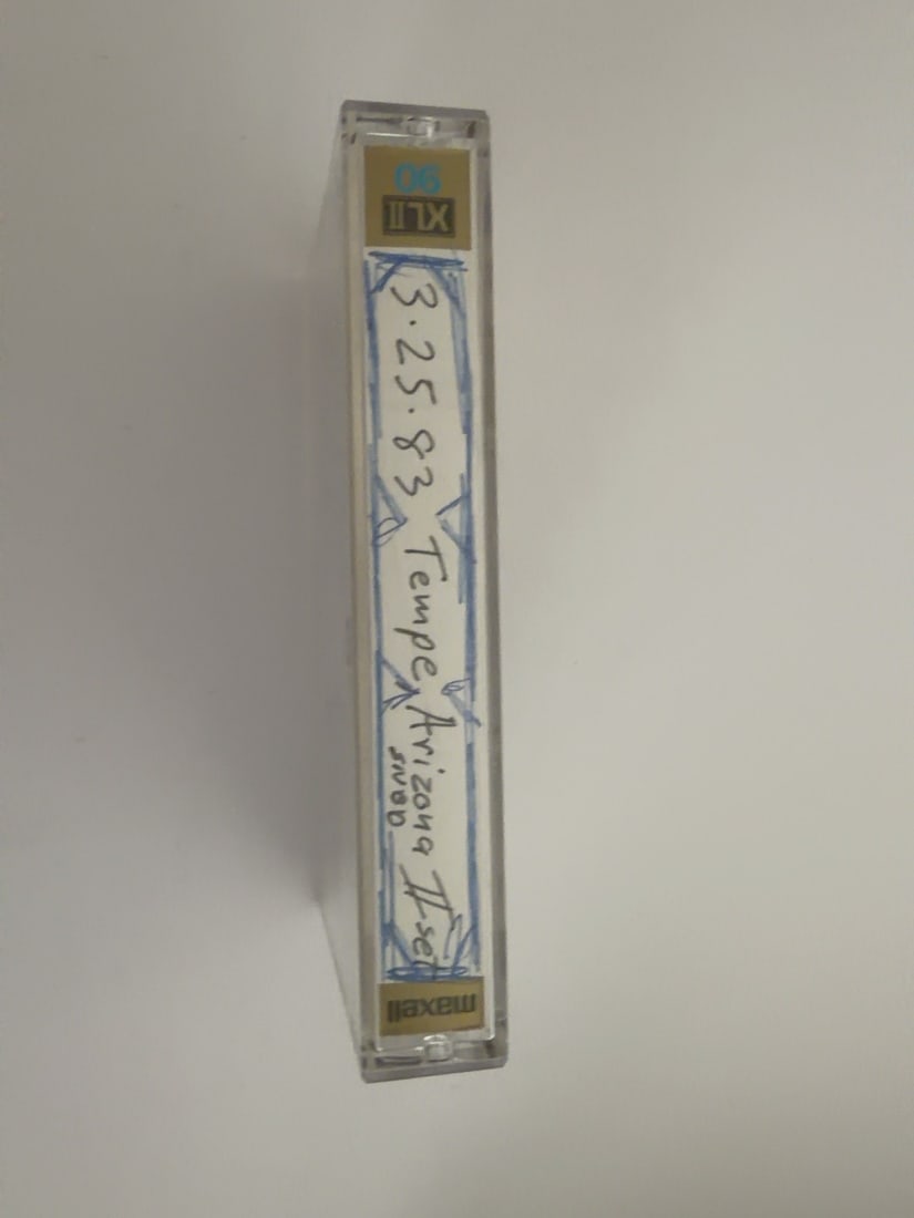 1983 Grateful Dead Tempe Arizona Live Concert Cassette March 25 (1 of 2)
