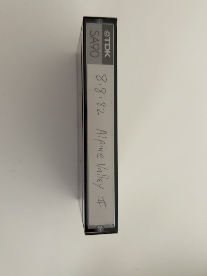 1982 Grateful Dead Alpine Valley Live Cassette August 8 Set II (1 of 2)