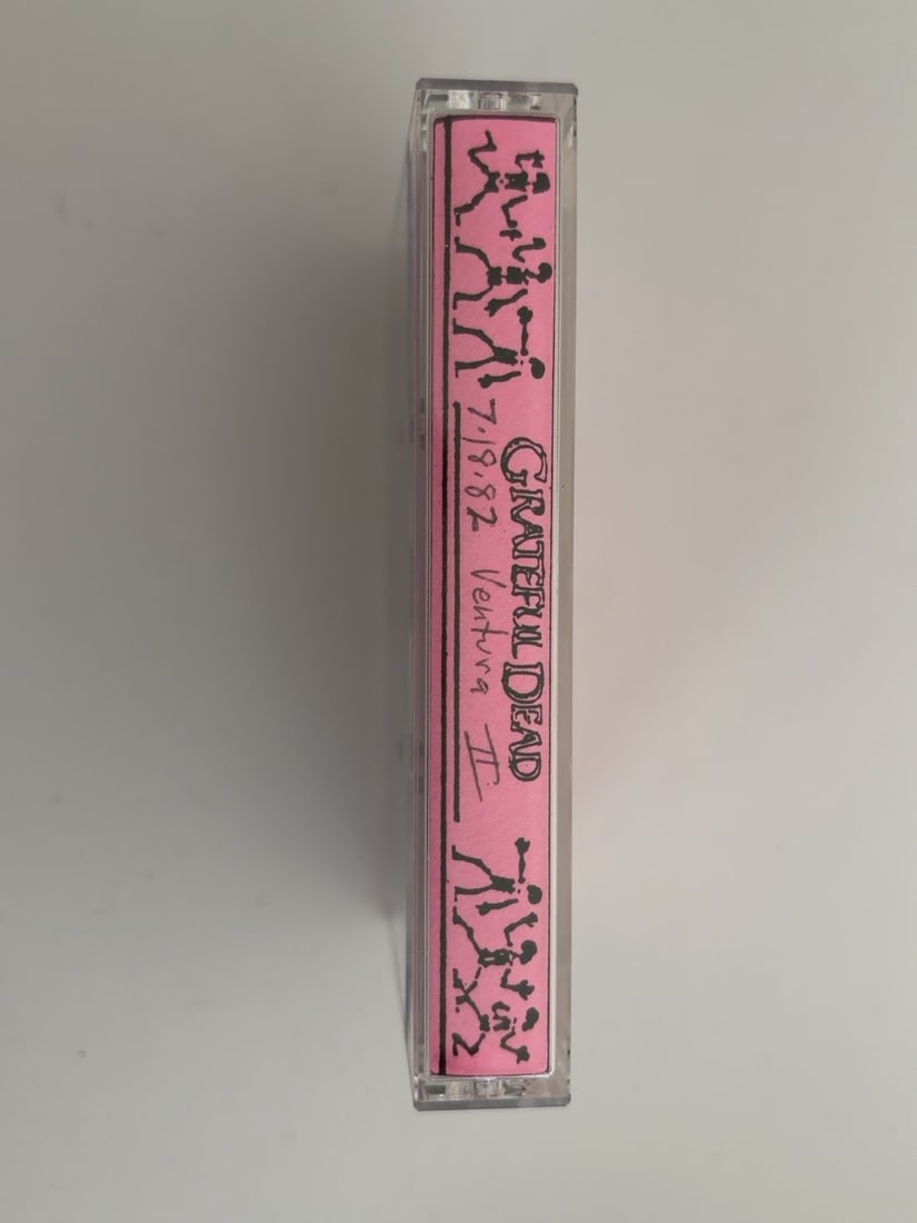 1982 Grateful Dead Manor Downs Live Concert Cassette July 31: 1982 Grateful Dead Manor Downs Live Concert Cassette July 31. Vintage collector-made Grateful Dead live recording cassette from a longtime Deadhead tape collection. Includes the cassette, case and/or 