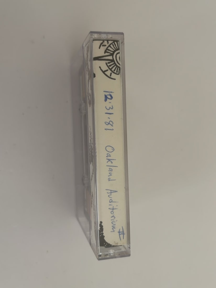 1981 Grateful Dead Oakland Auditorium Live Cassette December 31 Set II: 1981 Grateful Dead Oakland Auditorium Live Cassette December 31 Set II. Vintage collector-made Grateful Dead live recording cassette from a longtime Deadhead tape collection. Includes the cassette, ca
