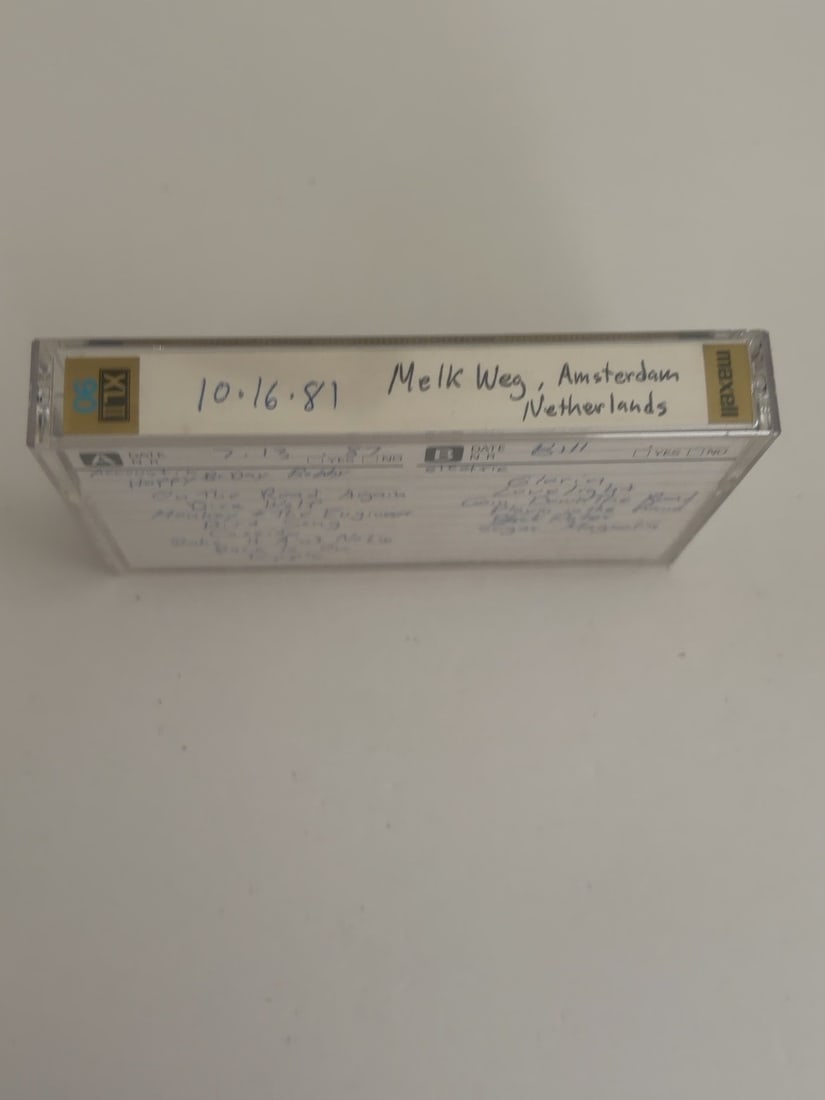 1981 Grateful Dead Melkweg Amsterdam Netherlands Live Cassette October 16 (1 of 2)