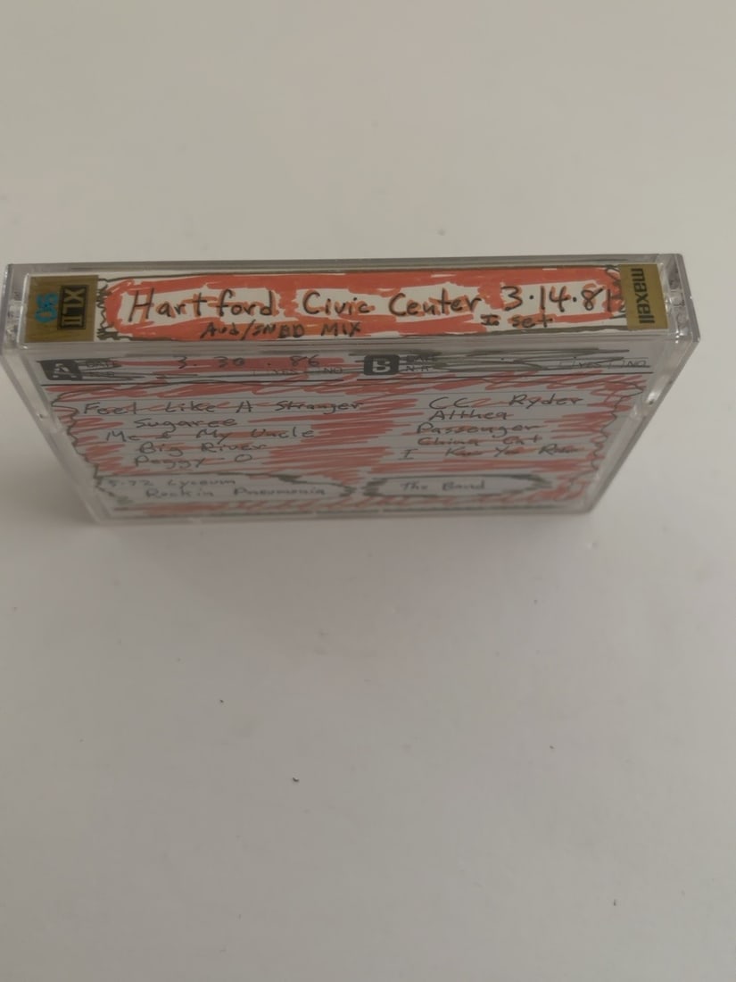 1981 Grateful Dead Hartford Civic Center Live Cassette March 14 (1 of 2)