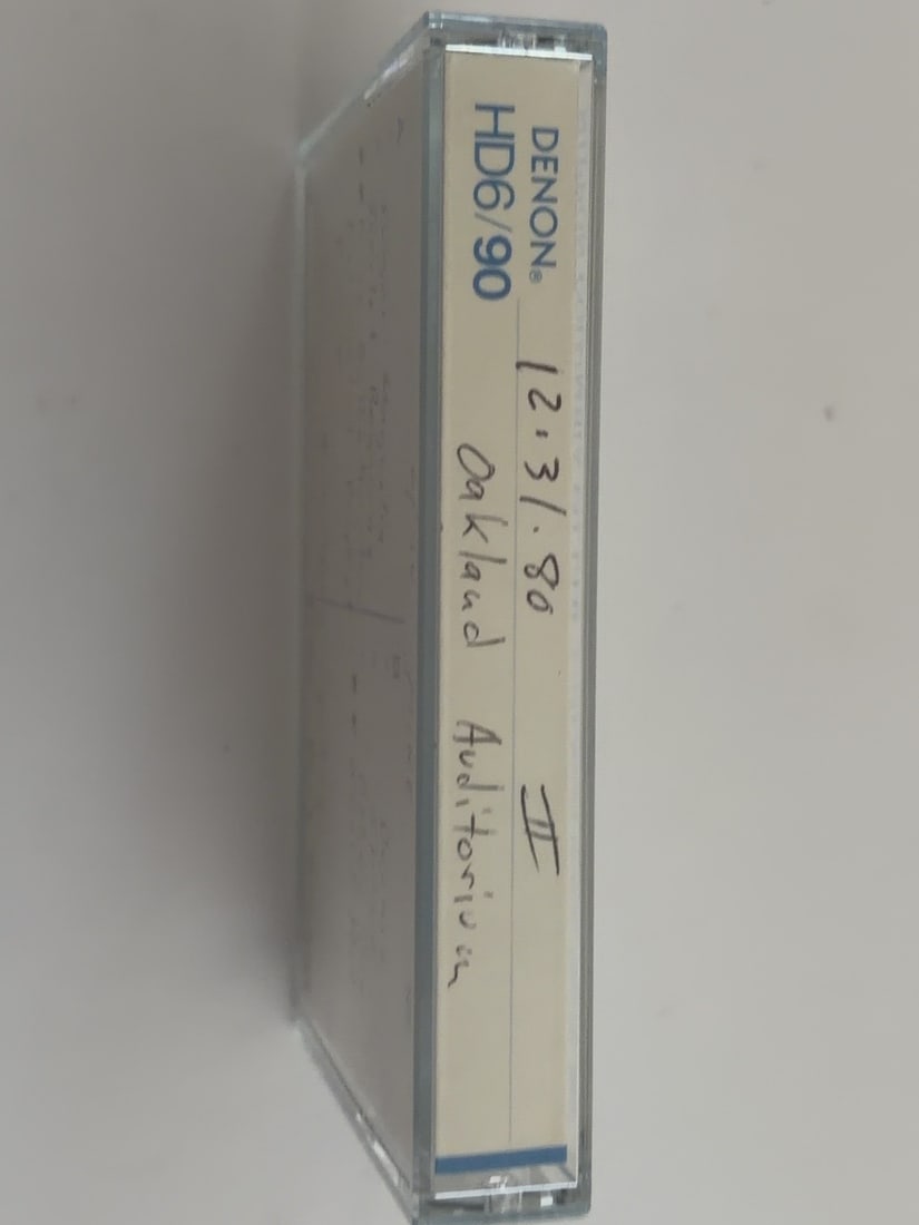 1980 Grateful Dead Oakland Auditorium Live Cassette December 31 Set II (1 of 2)