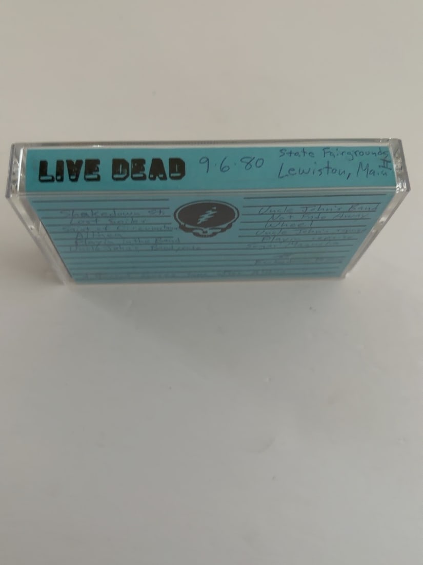 1980 Grateful Dead State Fairgrounds Lewiston Maine Live Cassette September 6 (1 of 2)