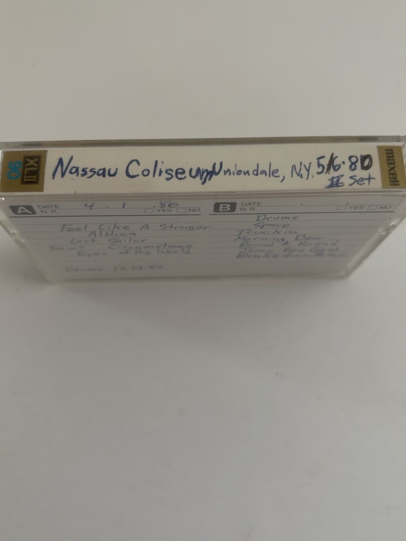1980 Grateful Dead Nassau Coliseum Uniondale NY Live Cassette May 15 Set II (1 of 2)