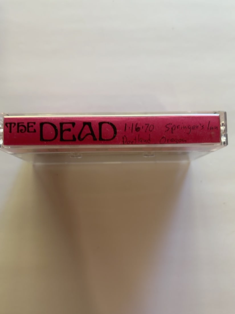 1970 Grateful Dead Springfield Live Concert Cassette January 16: 1970 Grateful Dead Springfield Live Concert Cassette January 16. Vintage collector-made Grateful Dead live recording cassette from a longtime Deadhead tape collection. Includes the cassette, case and/