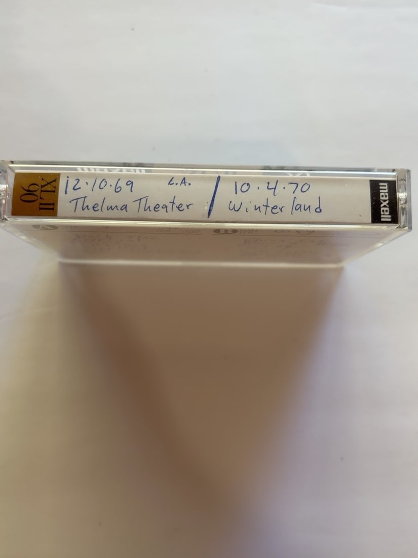 1970 Grateful Dead Thelma Theater Los Angeles & Winterland Live Cassette (1 of 2)
