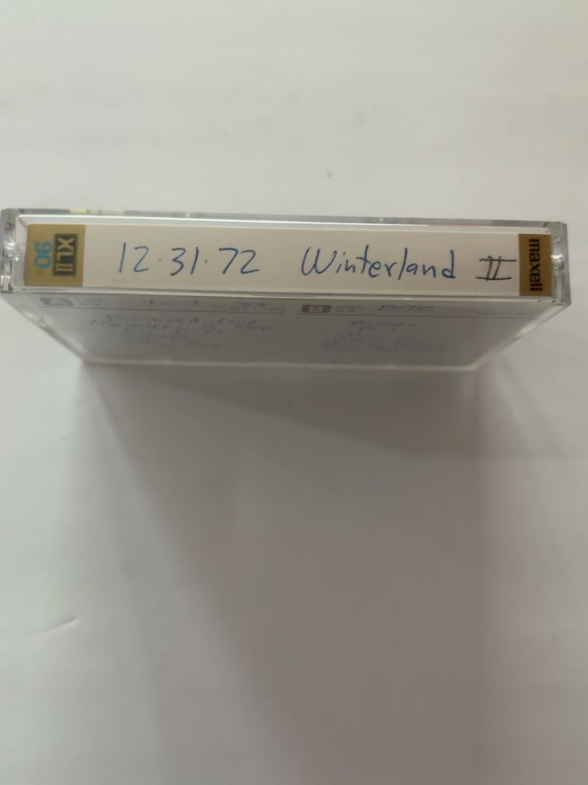 1972 Grateful Dead Winterland San Francisco New Year's Eve Live Cassette Set II (1 of 2)