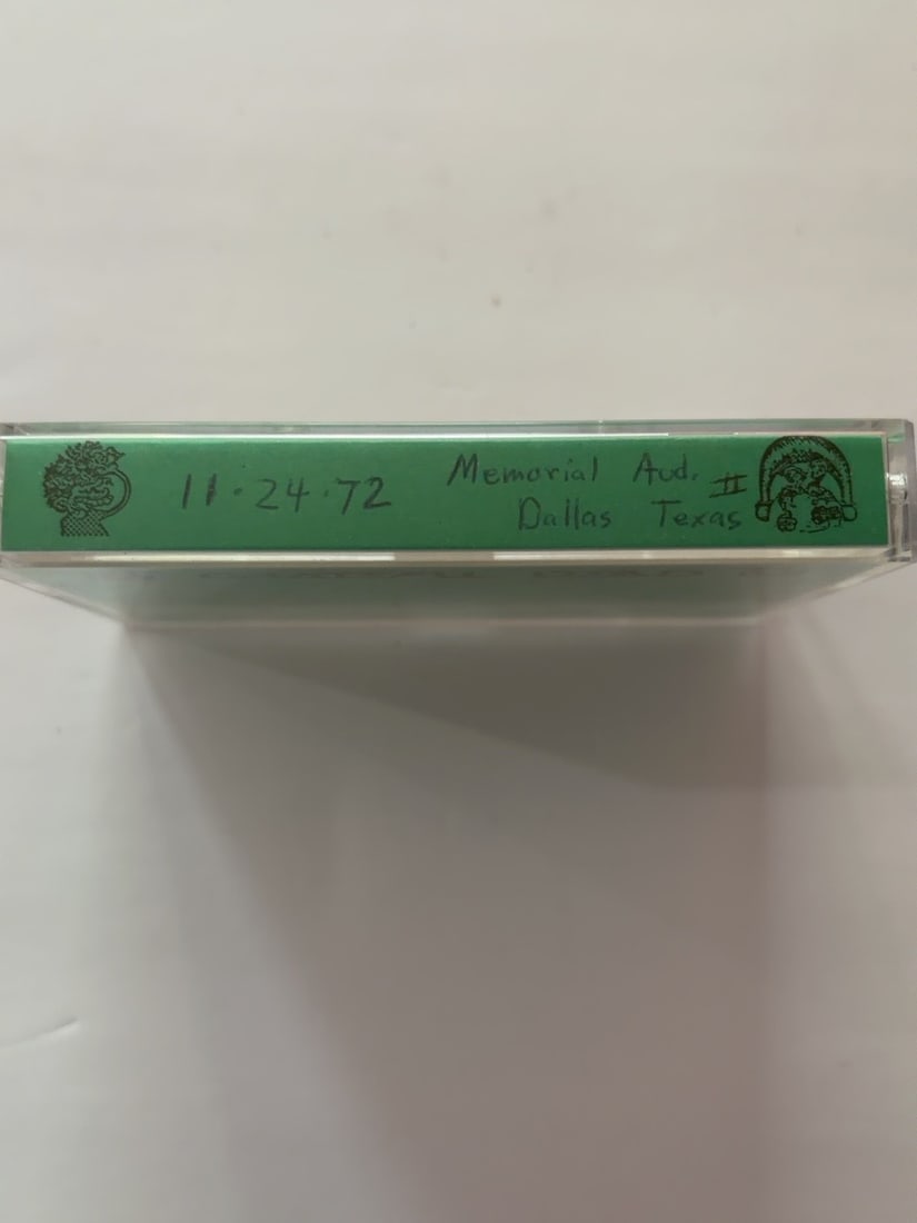 1972 Grateful Dead Memorial Auditorium Dallas Texas Live Cassette November 24 (1 of 2)