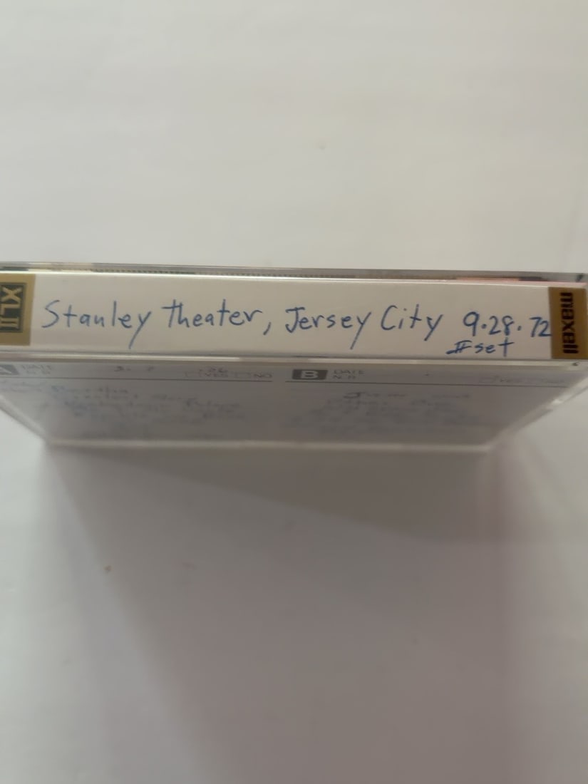 1972 Grateful Dead Stanley Theater Jersey City Live Cassette September 28 (1 of 2)