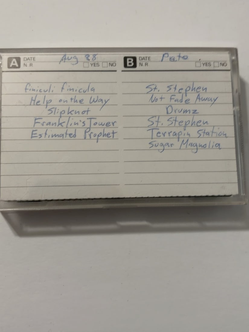 1972 Grateful Dead Lille France Live Concert Cassette May 13: 1972 Grateful Dead Lille France Live Concert Cassette May 13. Vintage collector-made Grateful Dead live recording cassette from a longtime Deadhead tape collection. Includes the cassette, case and/or 