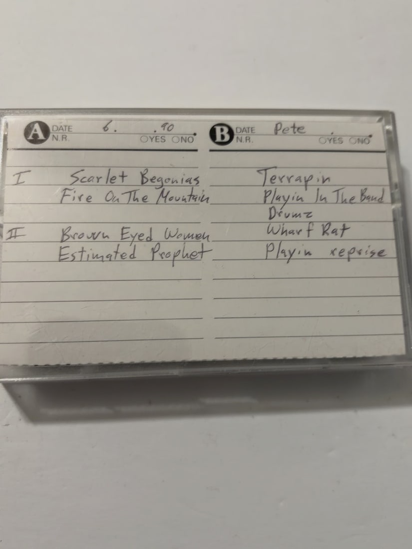 1972 Grateful Dead Musikhalle Hamburg Germany Live Cassette April 29: 1972 Grateful Dead Musikhalle Hamburg Germany Live Cassette April 29. Vintage collector-made Grateful Dead live recording cassette from a longtime Deadhead tape collection. Includes the cassette, case