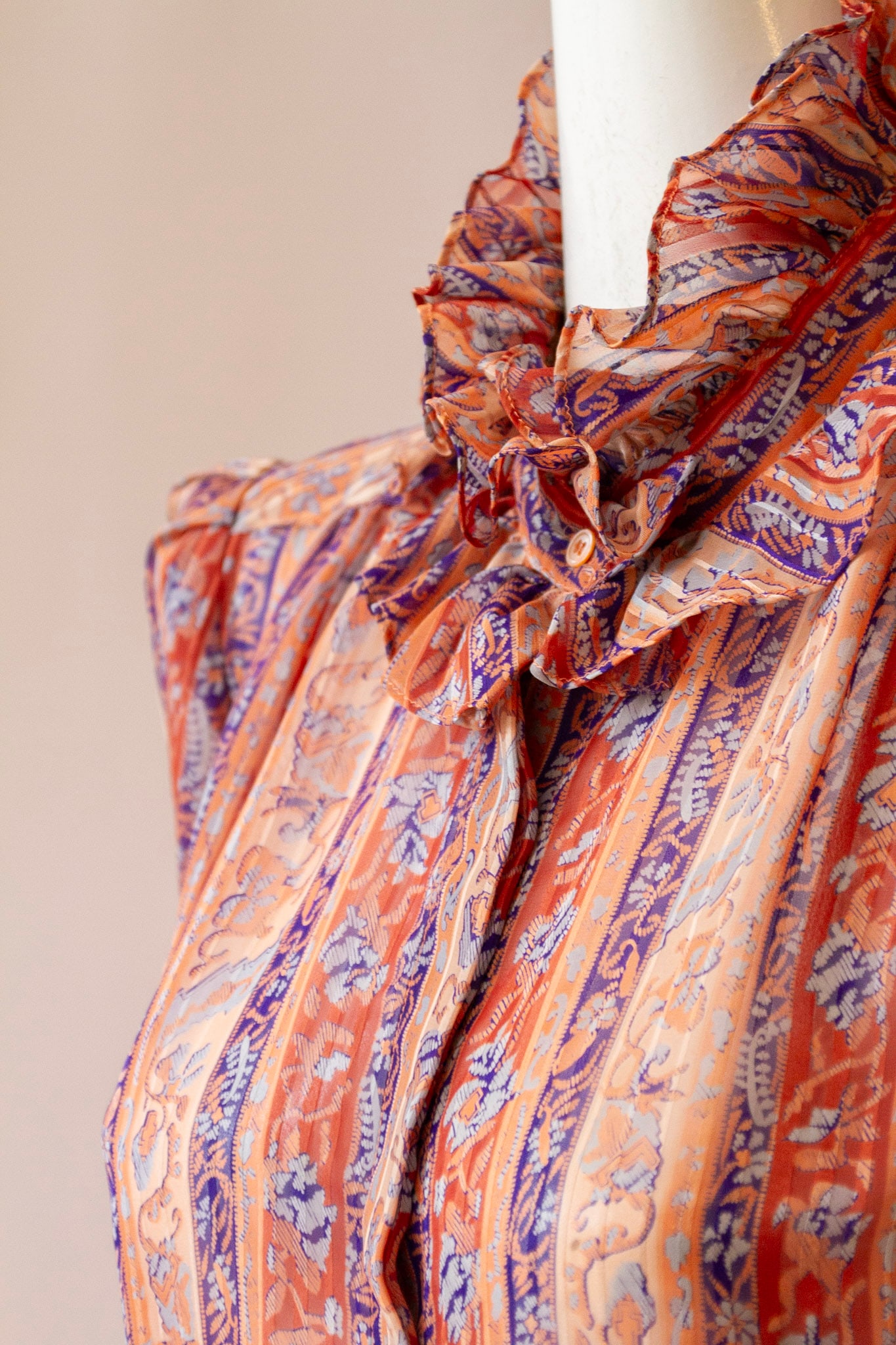 La Chine Classic Ruffled Blouse (1 of 8)