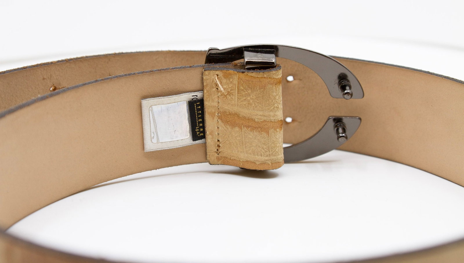JUST CAVALLI Leather Belt: JUST CAVALLI Leather Belt Just Cavalli Leather Belt Size 65/80 NO RESERVE