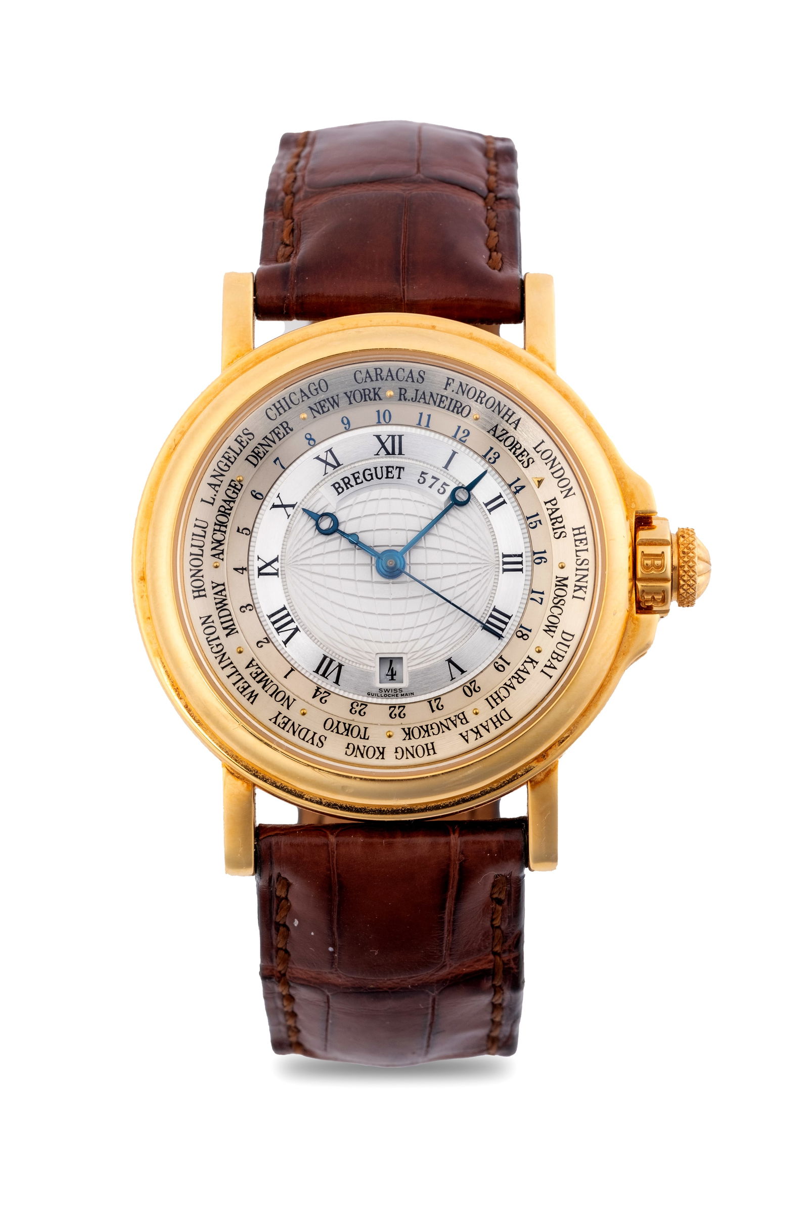Breguet 18K Gold Automatic Worldtime Wristwatch (1 of 9)