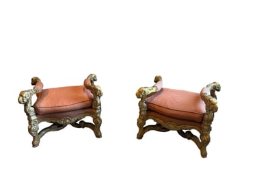 Pair of ottomans