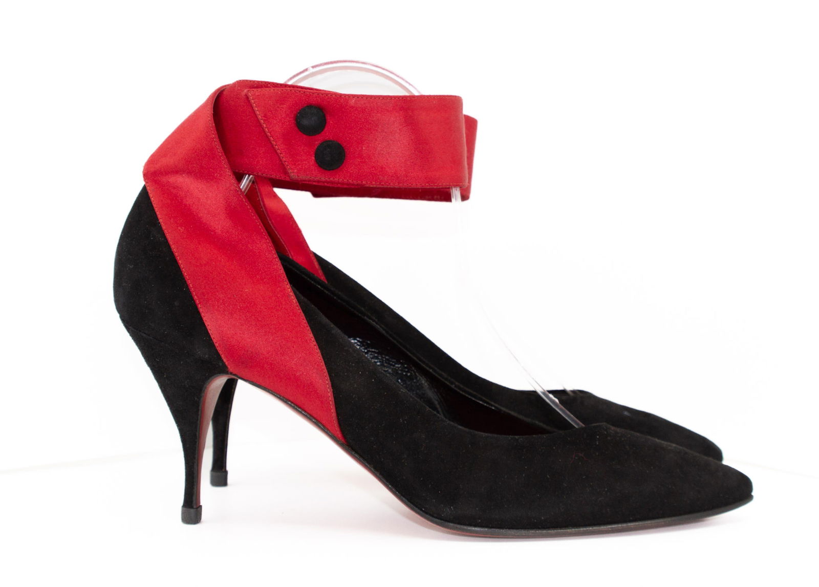 Susan Bennis/Warren Edward pumps, c 1980s Tuxedo Style vintage couture dress pumps Size 10.5: Susan Bennis/Warren Edward pumps, c 1980s Tuxedo Style vintage couture dress pumpsVery vintage Susan Bennis/Warren Edwards shoes attracted everyone from Bruce Springsteen to Jacqueline Kennedy Onassis