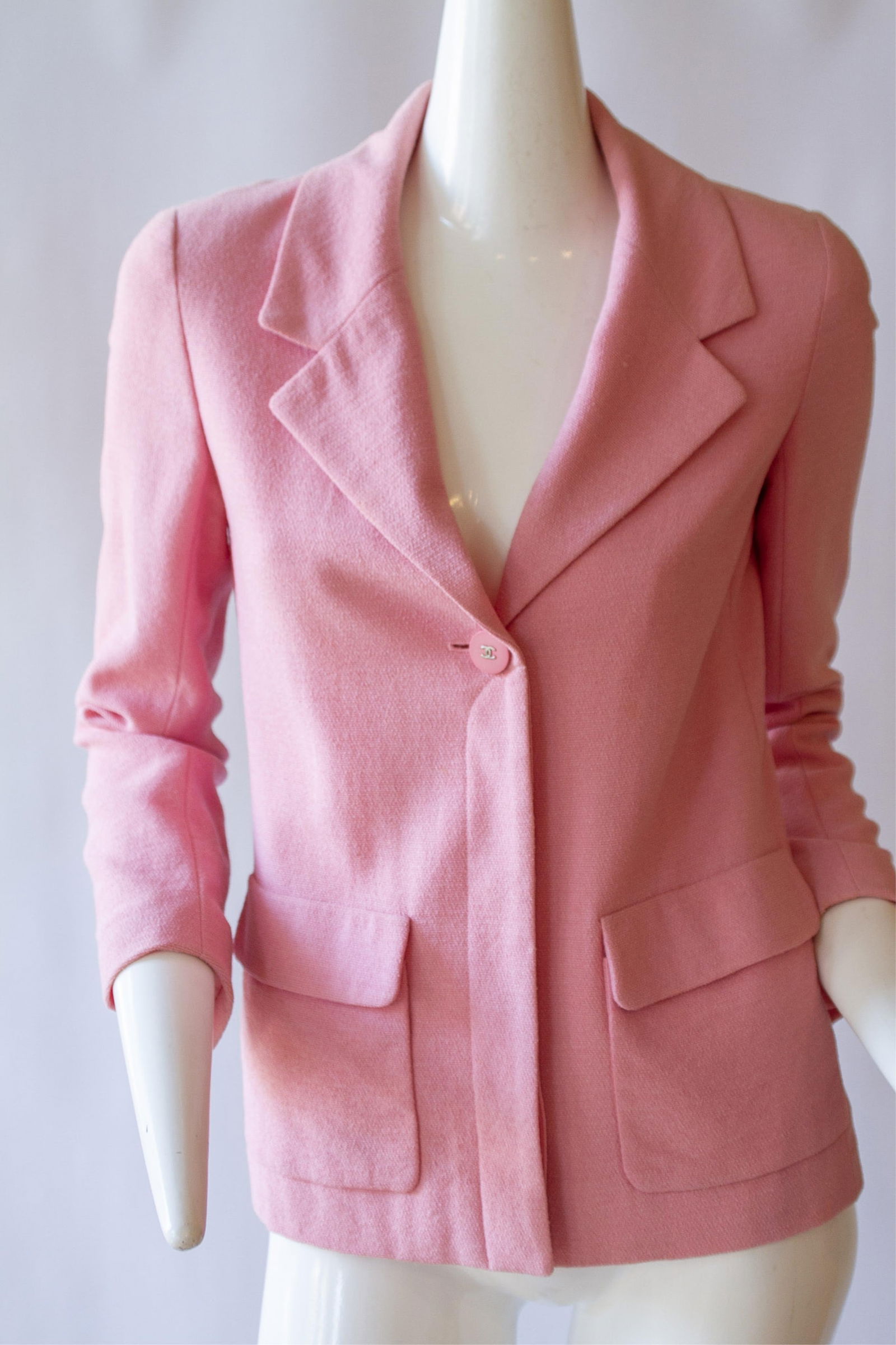 Chanel Boutique, 1998 Cruise Collection, pink blazer, personal collection of the Hollywood Golden (1 of 10)