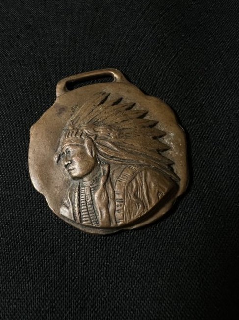 Sioux City Stockyards Iowa Watch F.O.B. Western American Indian Cheif (1 of 7)