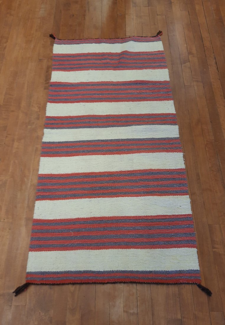 Antique Native American Rug/Saddle Blanket Bar Weaving (1 of 15)