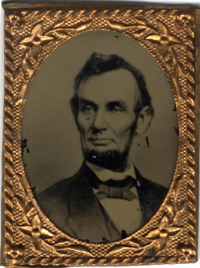 Abraham Lincoln Campaign Tintype (1 of 1)
