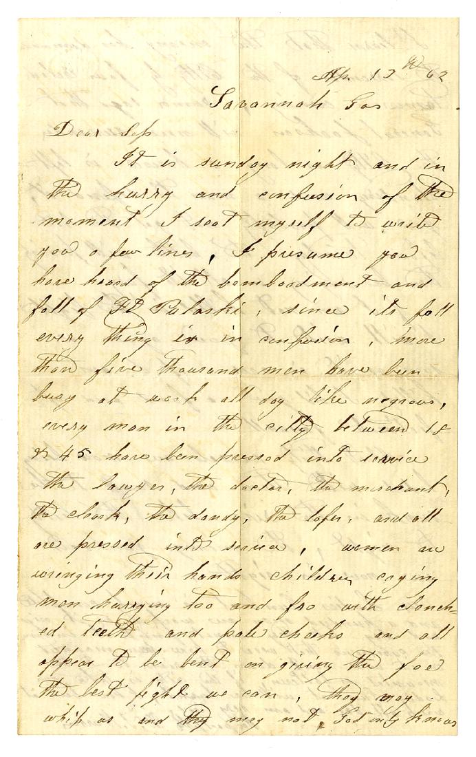 Just Hours After The Fall of Fort Pulaski, This (1 of 1)