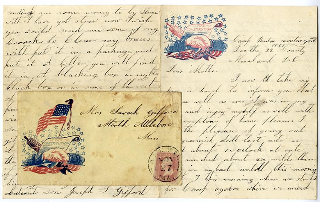 19th Mass. - Private Joseph Gifford - Excellent (1 of 1)