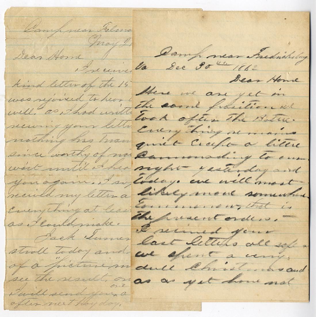 49th New York Infantry - Two Letters from Medal of (1 of 1)