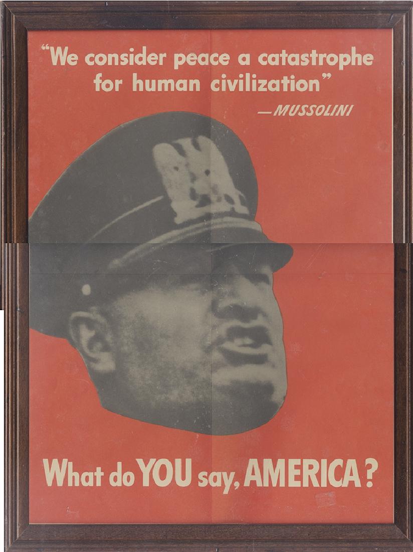 Mussolini “What do you say America?” (1 of 1)