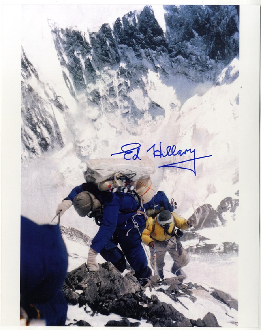 The First to Climb Everest: HILLARY, Edmund (1919-2008) was a New Zealand mountaineer, explorer, and philanthropist. On May 29, 1953, Hillary and Nepalese Sherpa mountaineer Tenzing Norgay became the first climbers confirmed to 