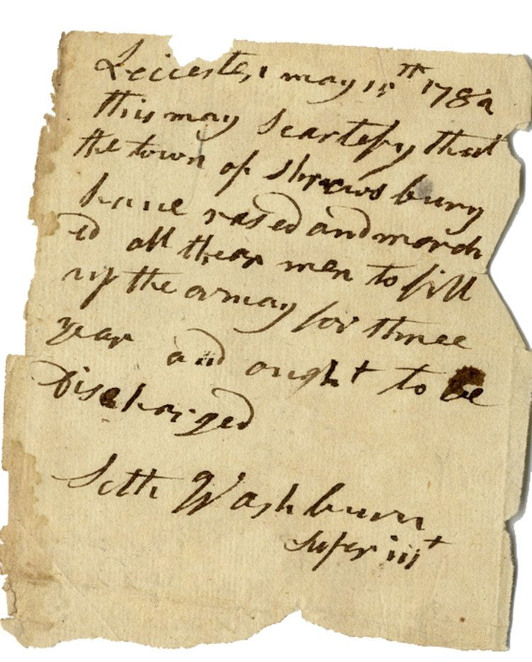 Mayflower Descedent - Miltia Captain Signs off on (1 of 1)