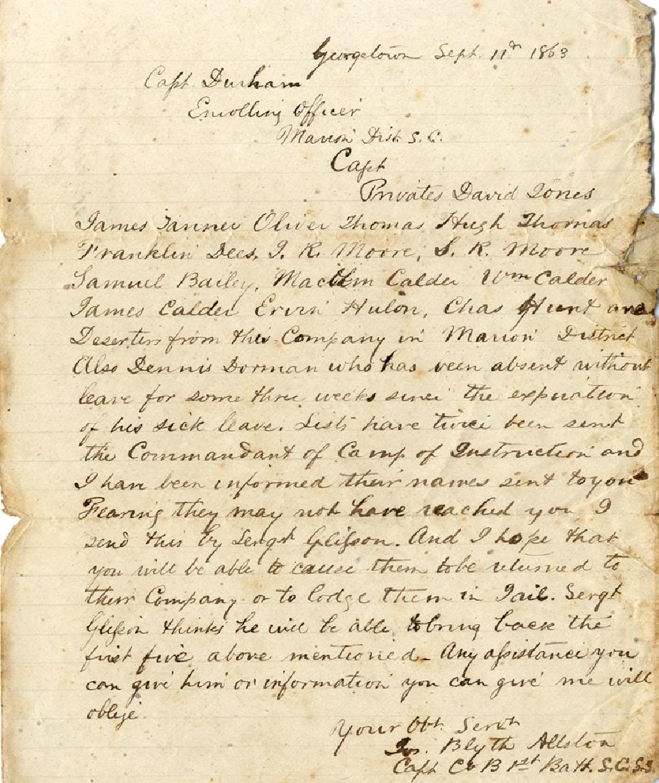 Letter Names CSA Deserters (1 of 1)