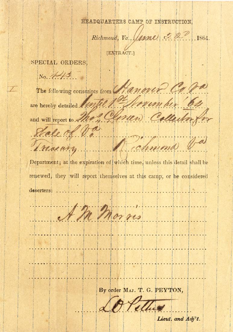 CSA Special Order (1 of 1)