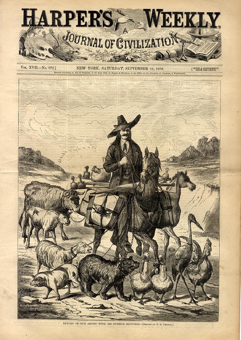 Dozen Harper’s Weekly issues from 1873 (1 of 1)