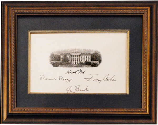 Four American Presidents Signed This Engraving