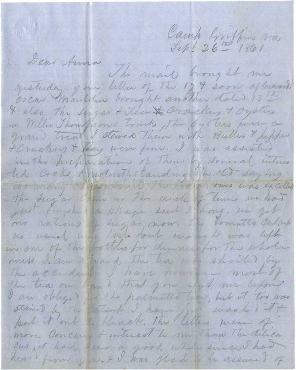 The Hampton Legion Opens Fire On Union Vessel Whil (1 of 1)