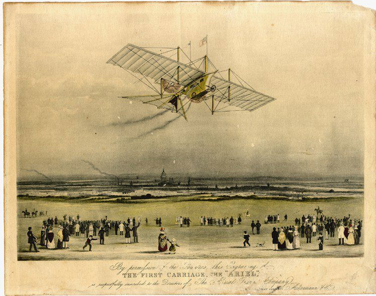 The First Powered Flight Was in 1843 ? (1 of 1)