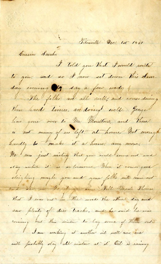 Oil Speculation Drives Business At Titusville, (1 of 1)