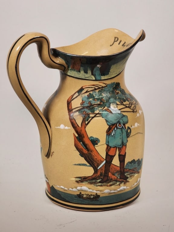 Antique Buffalo Pottery Jug (1 of 6)