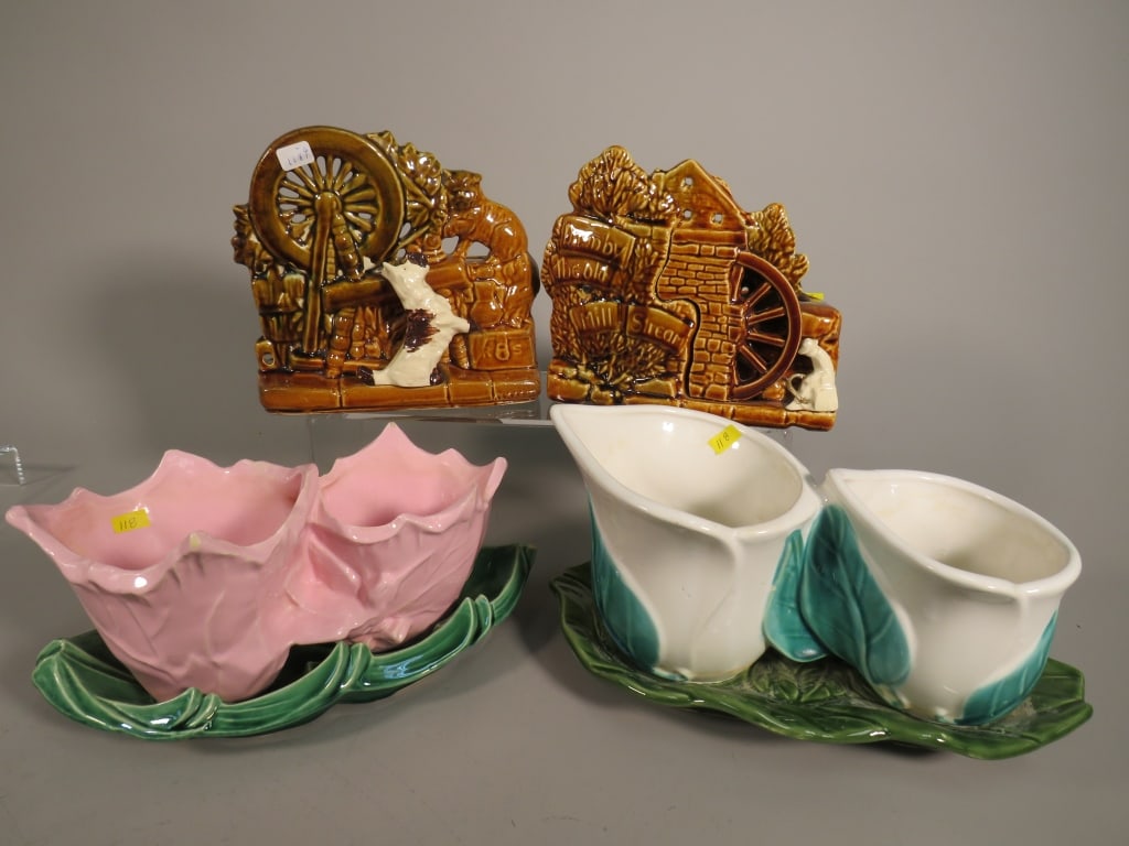 Four Planters - McCoy and Morton: Some chips and crazing