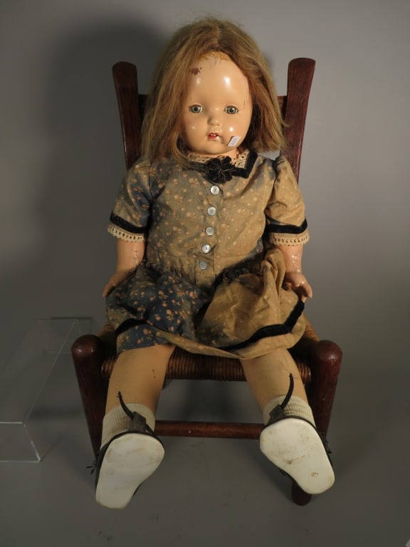 Effanbee Mae Starr Phonograph Doll W/ 10 Cylinders (1 of 7)