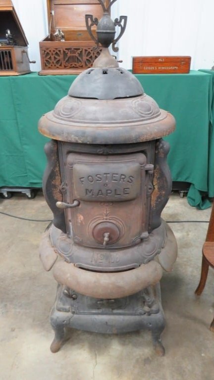 Cast Iron Stove: Model No. 106. Foster Maple. 44"x20"