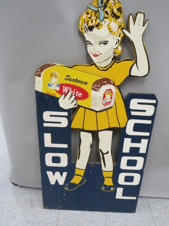 Sunbeam Bread School Sign (1 of 2)