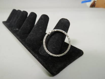 14k Diamond Pave Watch Bezel: 1.7g Total Weight