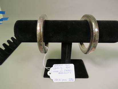 .925 Sterling Bracelet: 100.2g Total Weight. Made in Israel