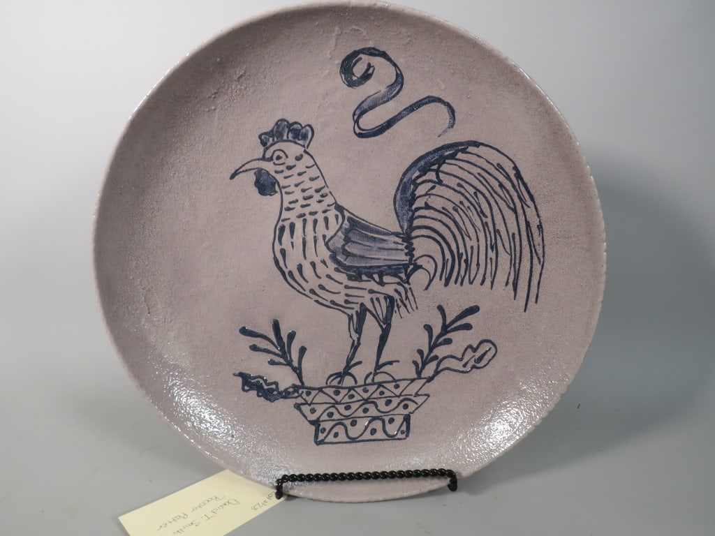 David T. Smith Rooster Platter (1 of 2)