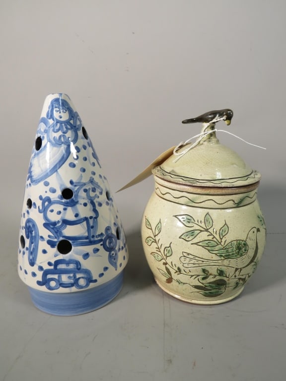 David T. Smith Redware Turtle Creek Pottery: All items are sold on an "as-is" basis. We highly recommend and welcome personal inspection during the preview period or at any time before the item is sold.
