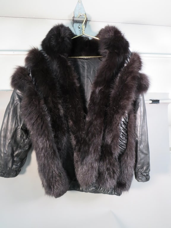 Christian Dior Fur & Leather Jacket (1 of 4)