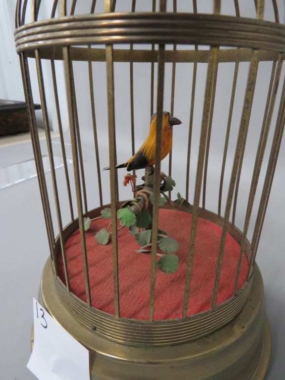 Brass Bird Cage Music Box (1 of 5)