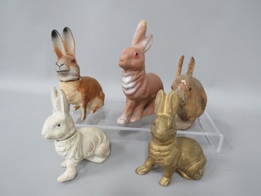 (5) German Candy Containers